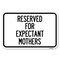 Signmission Reserved for Expectant Mothers Heavy-Gauge Aluminum Sign, 18" L, 12" H, A-1218-23412 A-1218-23412 - alternate 1